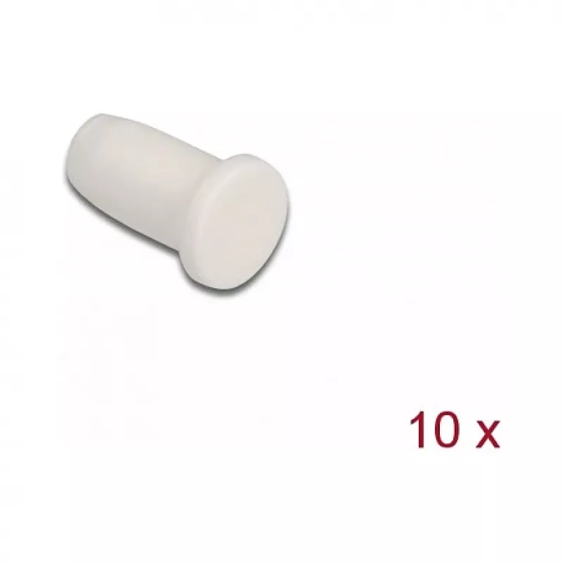 Tapa antipolvo para fibra óptica DeLOCK 86846 10 uds. blanco