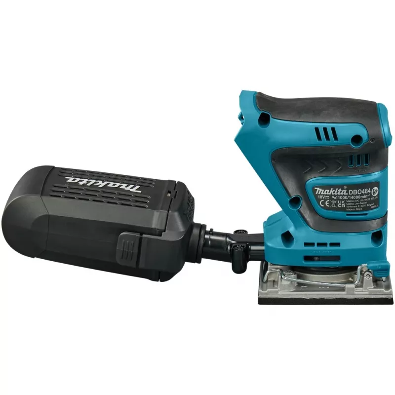 Makita DBO484Z lijadora excéntrica 14000 OPM negro, azul