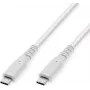 VALUE 11.99.9065 Cable compatible con USB 3.2 Gen 2, USB-C a USB-C, 10 Gbit/s, 60 W, blanco, 3 m