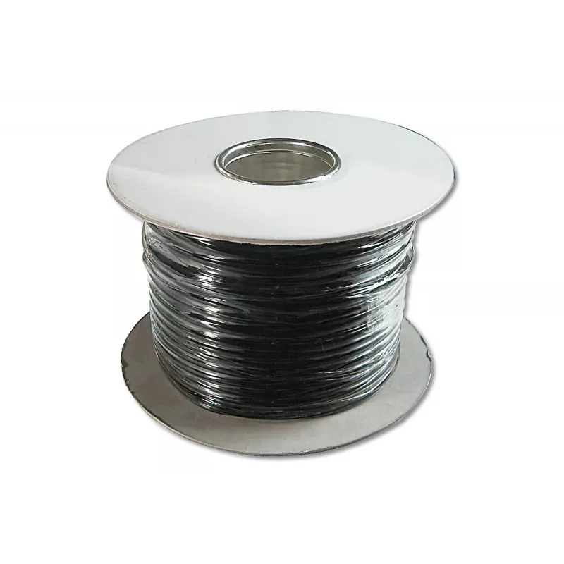 Cable plano de instalación telefónica Digitus AK-460702-100-S 100m negro