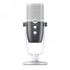 AKG Ara - micrófono de condensador USB profesional, azul/plata