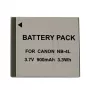 Batería recargable Extra Digital NB-4L para dispositivos Canon, de iones de litio, sustituye a Canon NB-4L