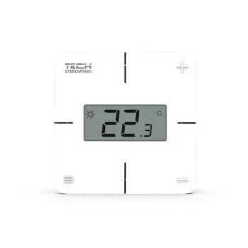 Controlador de ambiente inalámbrico Tech Controllers R-8X, mecánico, blanco