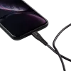 CANYON Cable MFI-4 Type-C a Lightning 1,2m Negro