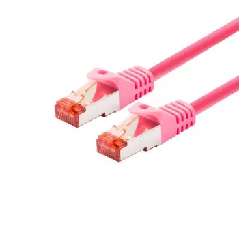 Cable de red LOGON TCR66SS070M Cat6 S/FTP (S-STP) magenta, 7 m, RJ-45—RJ-45