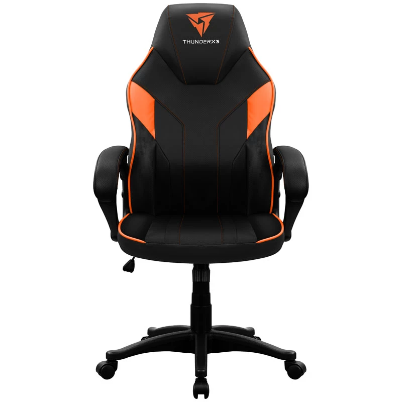 Silla gaming Thunder X3 EC1 Negro Naranja – diseño ergonómico, altura ajustable