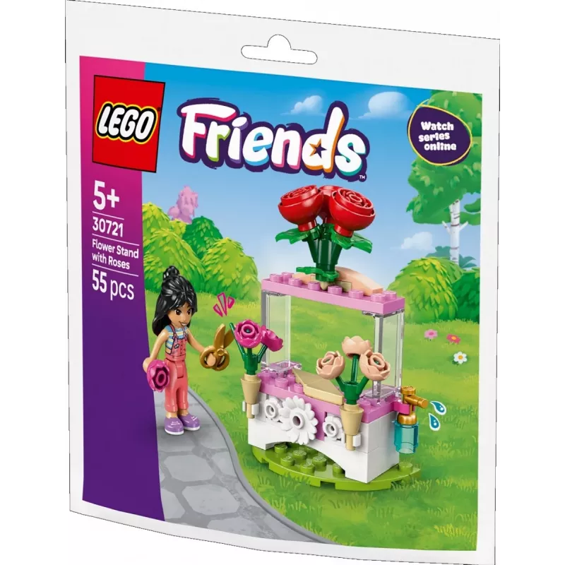 Blocks Friends 30721 Soporte de flores con rosas