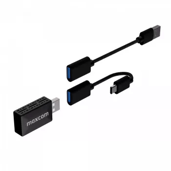 Adaptador de radio inalámbrico para coche MAXCOM MC02 Wave con conectividad Bluetooth para streaming de audio en el coche