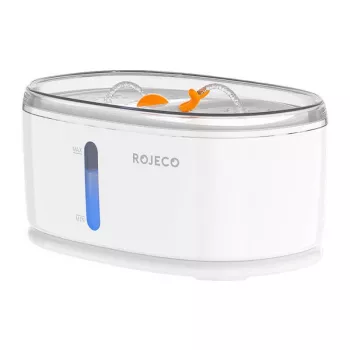 Fuente de agua para mascotas Rojeco inalámbrica 2,5L RYSJ-13 — bebedero automático para mascotas