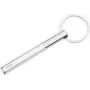 Llavero TROIKA KYP20/SI plata aluminio 30x8x96mm