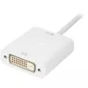 Cable adaptador DisplayPort a DVI Sharkoon 0,15 m blanco — DisplayPort 1.2 a DVI