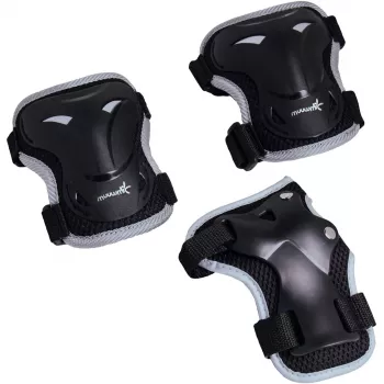 Set de rodilleras y coderas Muuwmi Elkoņu talla S negro AU 272