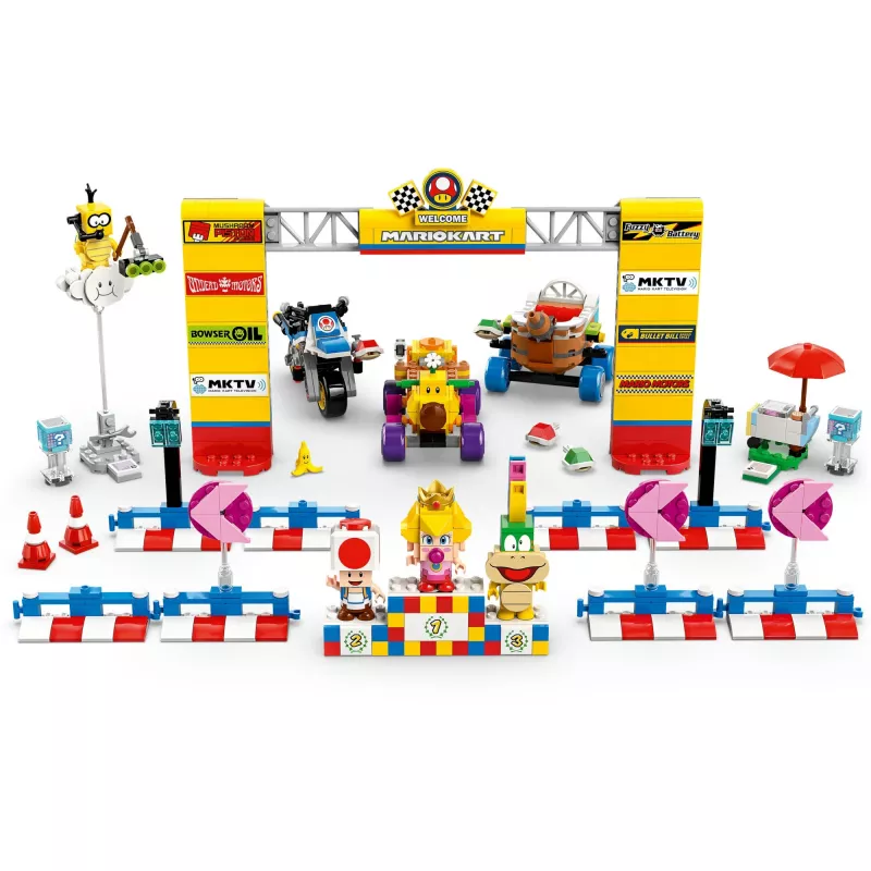 Bricks Mario Kart - Set de Baby Peach y Grand Prix