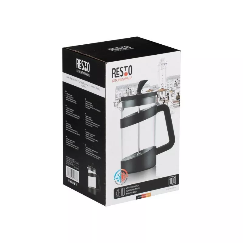RESTO 90509 cafetera de émbolo (French press), 1000 ml