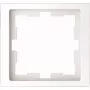 Placa mural / Tapa de interruptor Merten MEG4010-6535, blanco, termoplástico, sin tornillos, una pieza