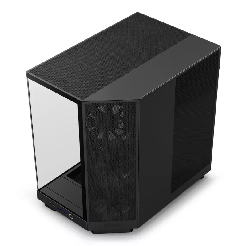 Torre Midi NZXT H6 Flow - negro