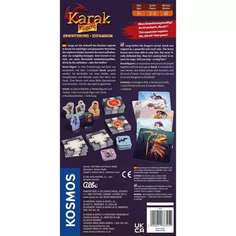 Karak Regent, expansión de juego de mesa