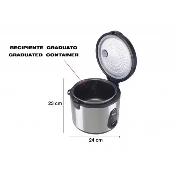Beper P101VAP002 olla arrocera y vaporera