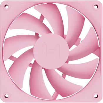 Ventilador de refrigeración para ordenador HYTE FA12-SM-4 120 mm, 1500 rpm, 72 m³/h, 1,6 mmH2O, FDB, rosa, 4 uds.