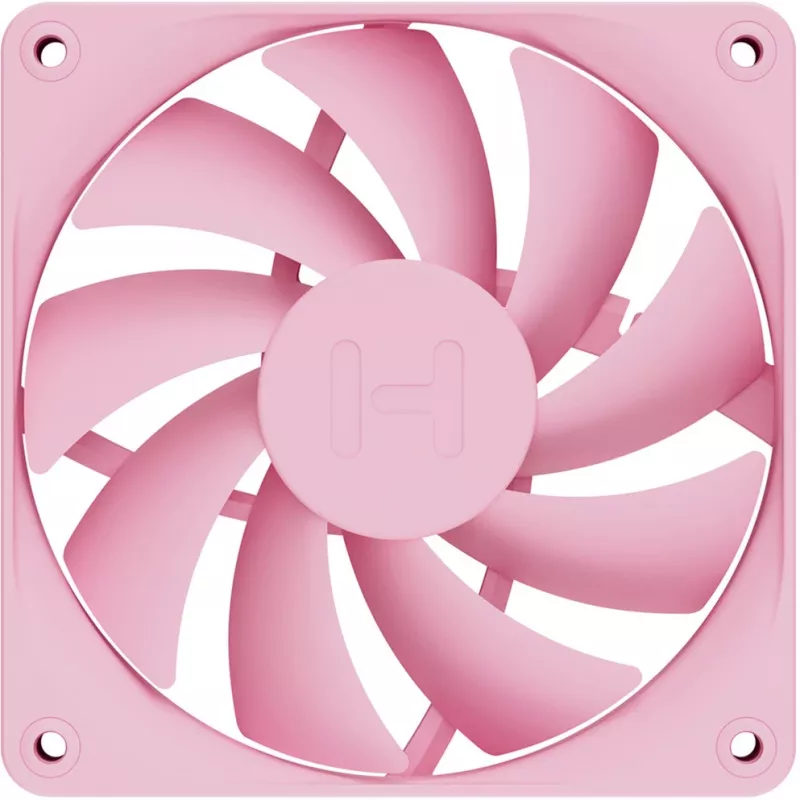 Ventilador de refrigeración para ordenador HYTE FA12-SM-4 120 mm, 1500 rpm, 72 m³/h, 1,6 mmH2O, FDB, rosa, 4 uds.