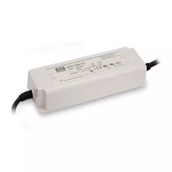 Controlador LED Synergy21 MEAN WELL LPV-150-24, 24V DC, 151,2W, AC 180–305V, 47–63Hz, 63×191×37,5 mm