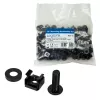 Juego de tornillos LOGILINK AC116 — 50 tornillos negros para accesorios de rack