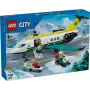 LEGO City Avión de rescate 60465 – pequeño set de construcción de avión de rescate, 403 piezas, 4 minifiguras, edad 6+