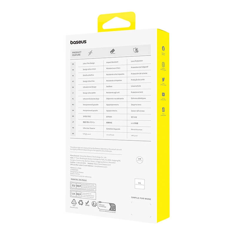 Funda Baseus P60157205203-02 para iPhone 15 Plus 17 cm