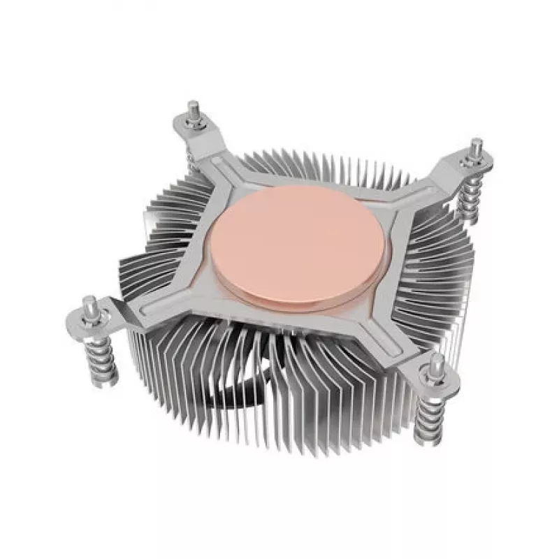Disipador de CPU Akasa AK-CC6616HP01 perfil bajo cobre y aluminio para Intel LGA1700