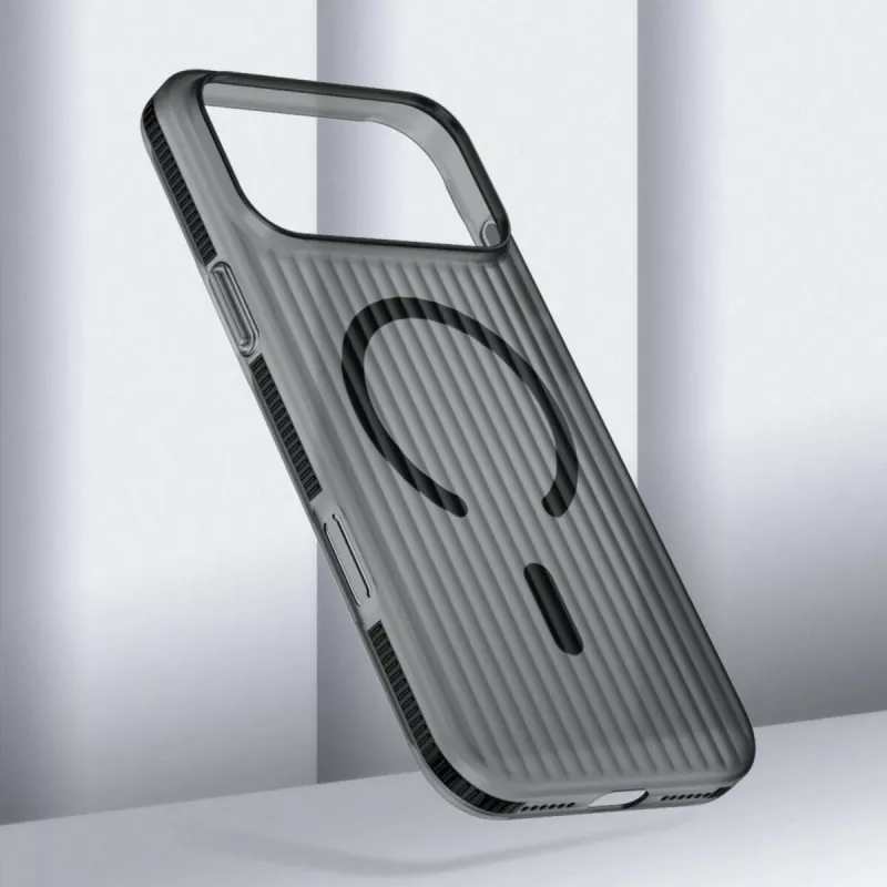 Funda de diseño 4smarts Aero para iPhone 17 Pro Max, negro (541642)
