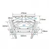 Soporte de pared para TV TB TB-43P 26-55