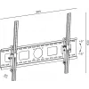 Soporte de TV TB TB-851 para televisores de hasta 100