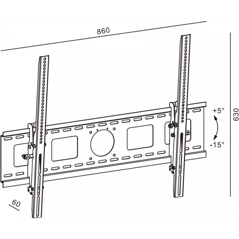 Soporte de TV TB TB-851 para televisores de hasta 100