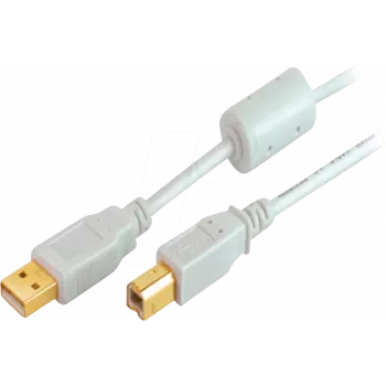Cable USB USB 2.0 ShiverPeaks BS77022 1,8 m gris
