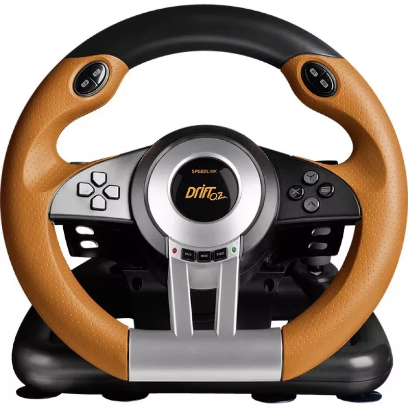 Volante + pedales Speedlink DRIFT O.Z. negro gris naranja