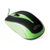 Ratón óptico con cable 800dpi negro y verde MT1091G