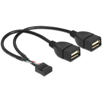Cable USB interno DeLOCK 83292 0,2 m hembra a hembra