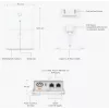 Inyector dual de alimentación Ubiquiti UISP 2.5 Gigabit Ethernet 48 V