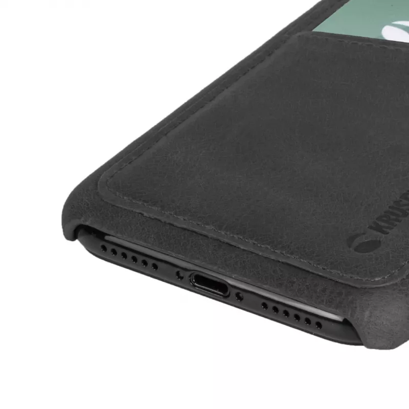 Funda Krusell Sunne 2 Card Cover iPhone XS Max Negro