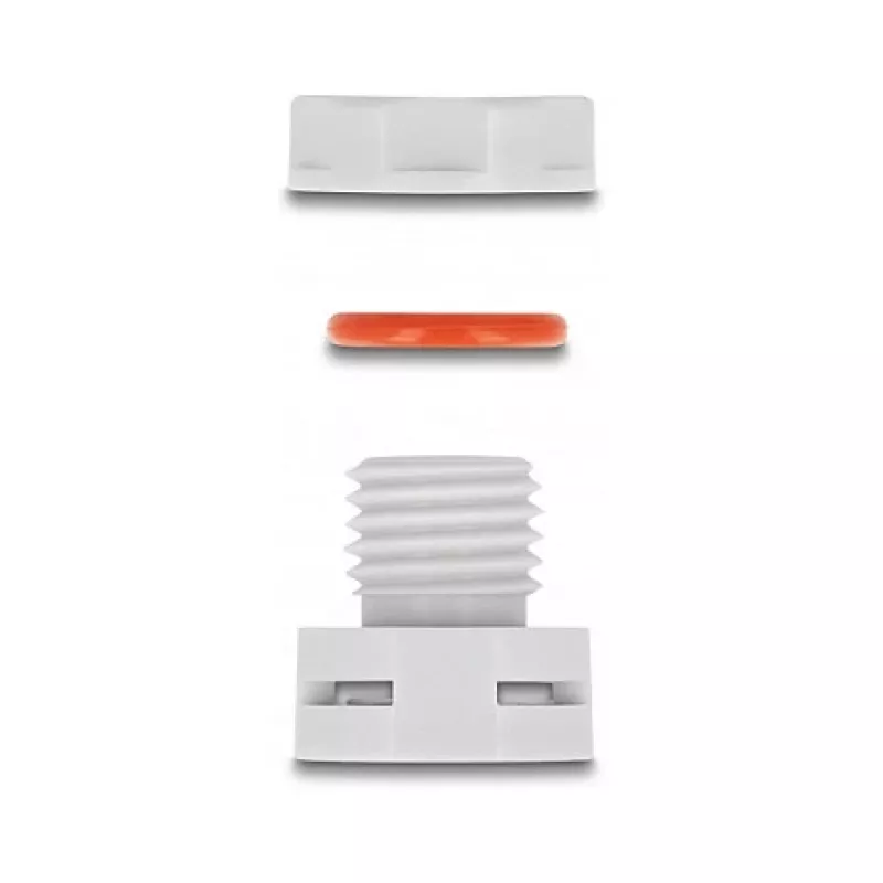 DeLOCK tapón de ventilación M12 gris 2 uds. poliamida 8 mm
