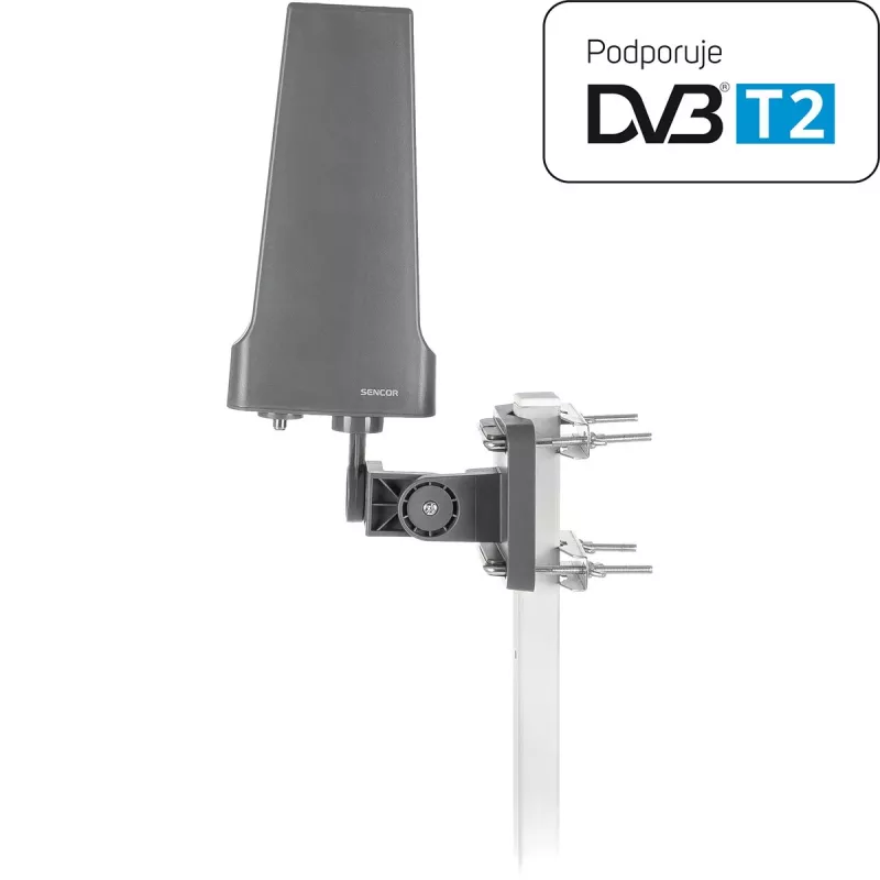 Antena de TV interior/exterior SENCOR SDA 502 DVB-T2/T 20 dB 75 Ω