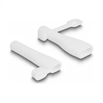 Tapa antipolvo DeLOCK para conector macho USB Type-A y conector macho USB Type-C set 2 uds. blanco