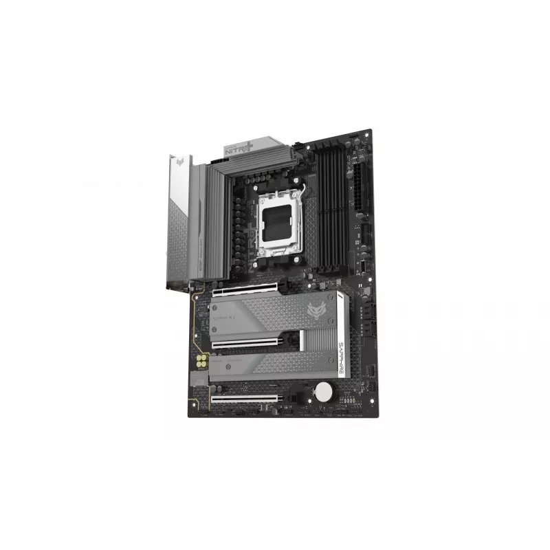 Placa base Sapphire NITRO+ B850A WIFI 7 AMD B850 Socket AM5 micro ATX, DDR5, 4 DIMM, 256GB, Wi-Fi 7, 2.5GbE