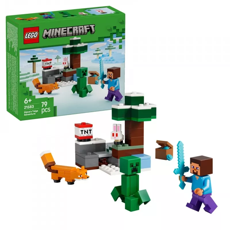 LEGO MINECRAFT 21583 Aventura en la taiga de Steve