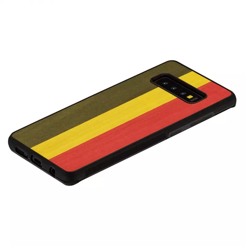 Funda para smartphone Man and Wood para Galaxy S10 Plus — Reggae negro funda protectora