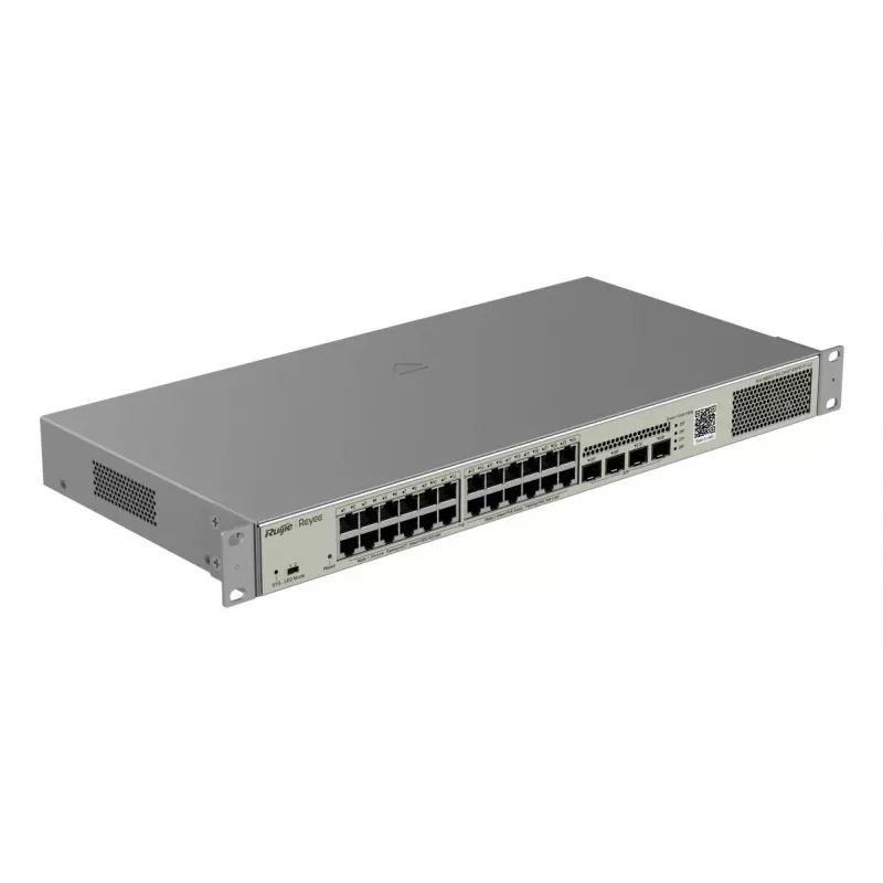 Ruijie Networks RG-NBS3100-24GT4SFP-P-V2 Switch de red Gestionado L2 Gigabit Ethernet (10/100/1000) Power over Ethernet (PoE) Metálico
