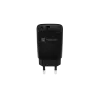 Cargador con cable para dispositivos móviles NATEC NUC-2141, 30W, USB-C PD 3.0 + USB-A QC 3.0, 110–240V, negro