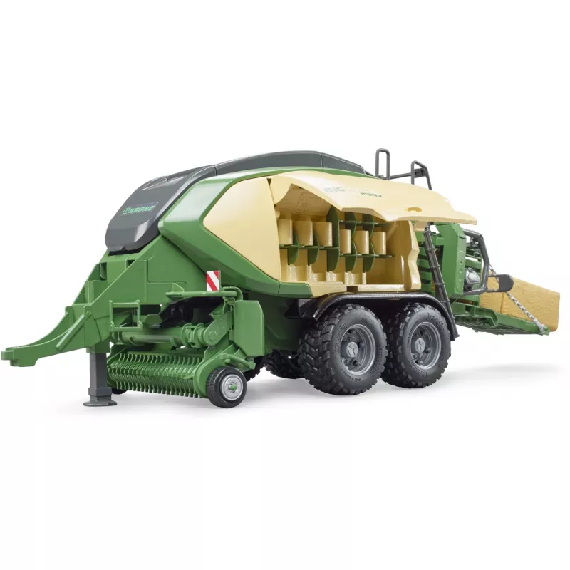 Bruder 02033 Krone Big Pack 1290HDP VC vehículo en miniatura, 1:16, con 2 pacas cuadradas, verde