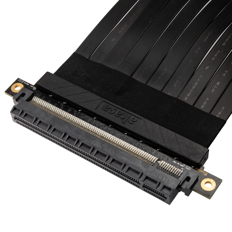 Cable riser Akasa RISER Negro X2 Premium PCIe 3.0 x16 20 cm