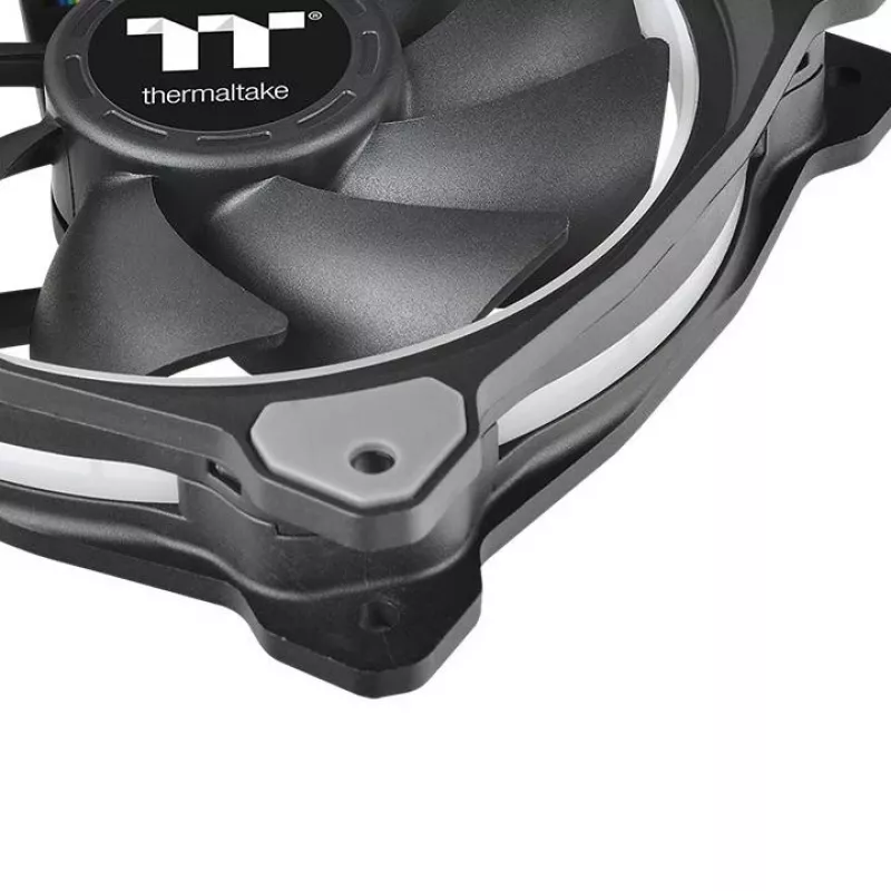 Thermaltake Riing Plus 12 LED RGB Radiator Fan TT Premium Edition CL-F054-PL12SW-A ventilador de caja, 120 mm, pack de 5